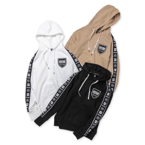 sy32 by sweetyears パーカー メンズ レディース おしゃれ ブランド スポーツ ジャージ ゴルフ TNS1747 tape