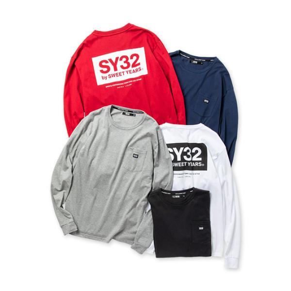 SY32 Tシャツ 長袖 メンズ レディース おしゃれ ブランド スポーツ サッカー  TNS1785J
