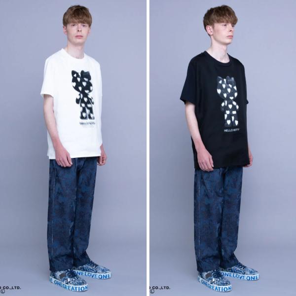 TRIPY ART Tシャツ メンズ レディース おしゃれ ブランド かっこいい かわいい HELLOW KITTY HEART TR-028【お取り寄せ】