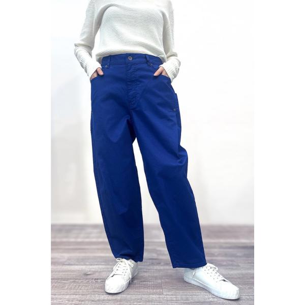 お取り寄せ商品 INDIMARK インディマーク コクーン パンツ レディース パンツ おしゃれ ブランド コクーンパンツ ロイヤルブルー W137-4_3