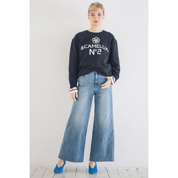 INDIMARK インディマーク ジーンズ デニム レディース パンツ おしゃれ ブランド ワイドカットデニム WJ087