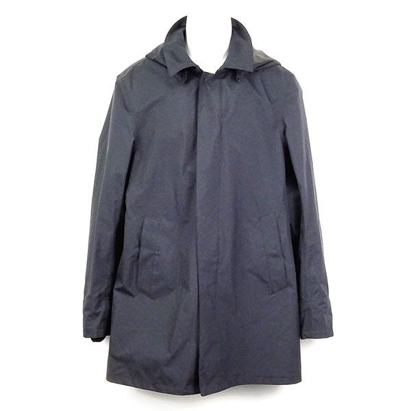 ヘルノ レインコート メンズ HERNO IM038UL 11101 9201 ブルー サイズ54 XXLサイズ相当