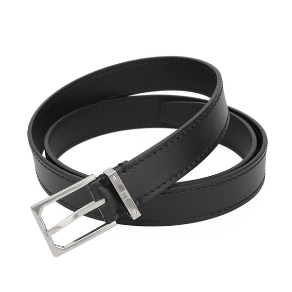 ダンヒル ベルト メンズ DUNHILL 22F4T95SN ブラック シルバーバックル 105cm