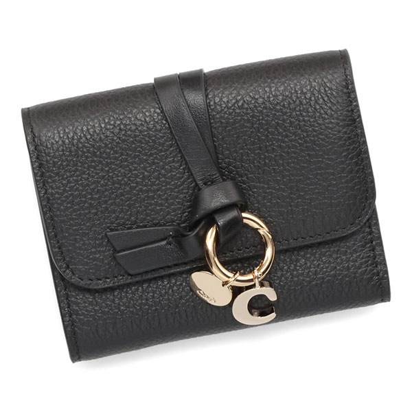 クロエ 財布 レディース CHLOE アルファベット スモールトリフォールドウォレット CHC21WP945 F57 001 ブラック