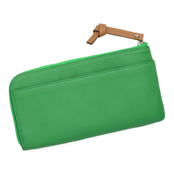 ペレボルサ 財布 レディース PELLE BORSA ベリーグッズ L字ファスナー コンパクト長財布 7204 GL グリーン_2