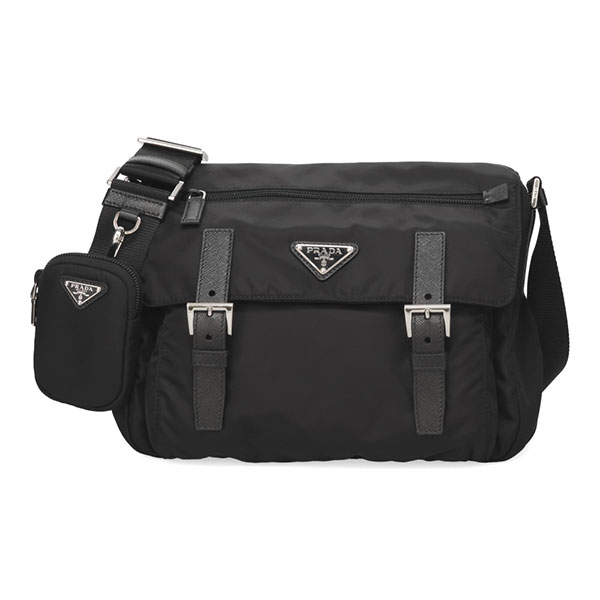 プラダ バッグ レディース PRADA リナイロン ショルダーバッグ 1BD953 RV44 F0002 NERO ブラック 斜め掛け
