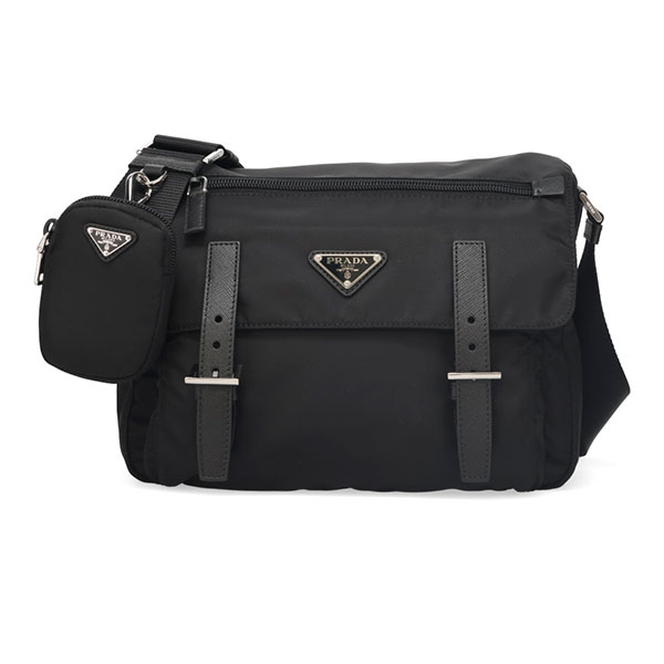 プラダ バッグ レディース PRADA リナイロン ショルダーバッグ 1BD953 RV44 F0002 NERO ブラック