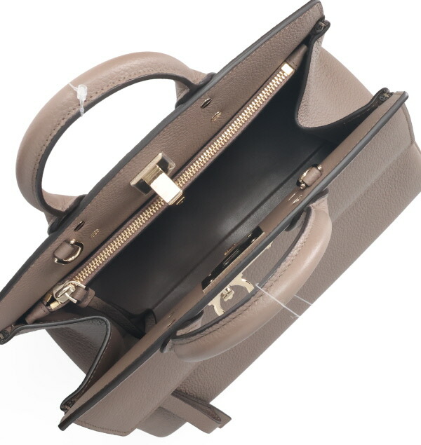 フェラガモ バッグ レディース FERRAGAMO ステューディオバッグ スモール 21H159 CARAWAYSEED グレージュ ハンドバッグ_2
