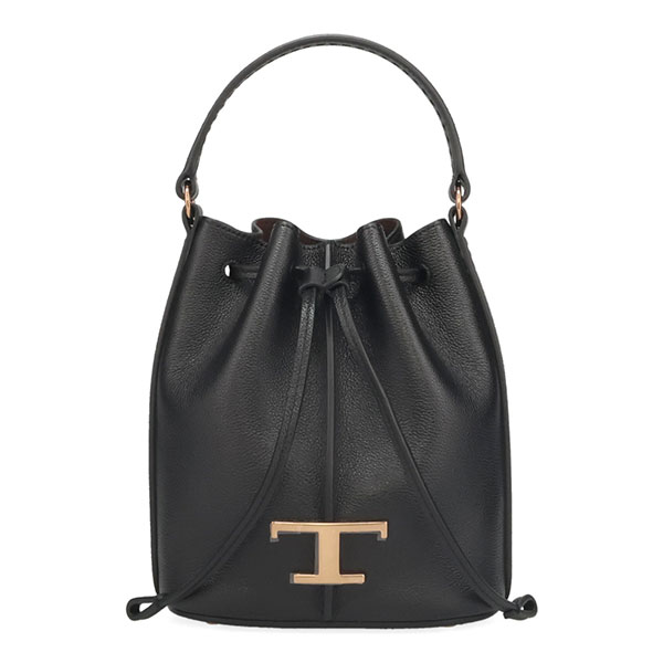 トッズ バッグ レディース TODS Tタイムレス レザーバッグ XBWTSAQ0000 ブラック