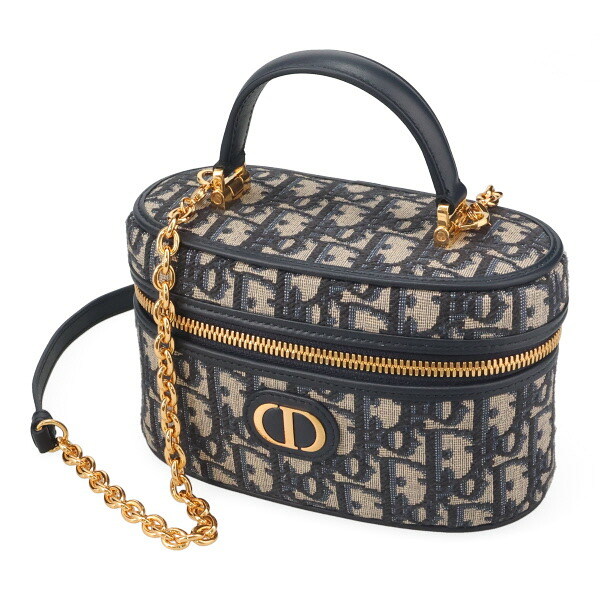 ディオール バッグ レディース DIOR 30モンテーニュ ミニヴァニティ S2332UTQ1 M928 ブルー バニティ ショルダーバッグ_1
