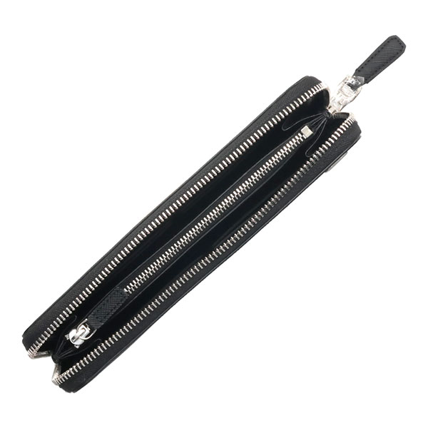 ダンヒル 財布 メンズ DUNHILL プレーン ジップコートウォレット 23F2P15PS ブラック_2