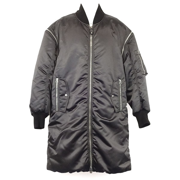 グッチ コート メンズ GUCCI ナイロンサテンコート 774330 Z8BQK 1161 ダークグレー サイズ46 Mサイズ相当