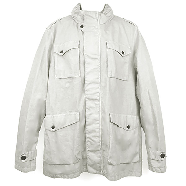 ヘルノ フード付きジャケット メンズ HERNO 00012UL 17119 ライトグレー サイズ52 XLサイズ相当