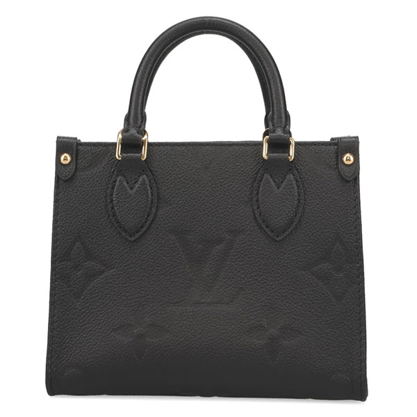 ルイヴィトン バッグ レディース LOUIS VUITTON モノグラムアンプラント オンザゴー BB ブラック M46993