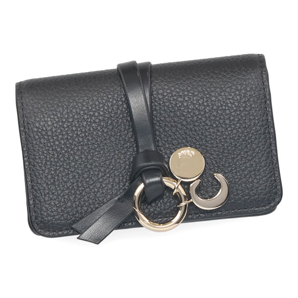 クロエ 名刺入れ レディース CHLOE アルファベット CHC21WP015 F57 001 ブラック