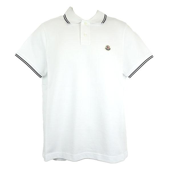モンクレール ポロシャツ メンズ MONCLER 8A00025 84556 001 ホワイト サイズL