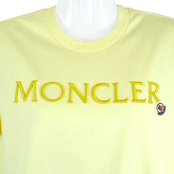 モンクレール Tシャツ レディース MONCLER 8C00006 829HP 10W イエロー サイズXS_2