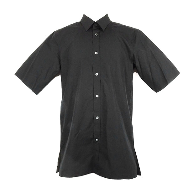 メゾンマルジェラ シャツ メンズ Maison Margiela S67DR0003 S43001 900 ブラック サイズ39 Mサイズ相当