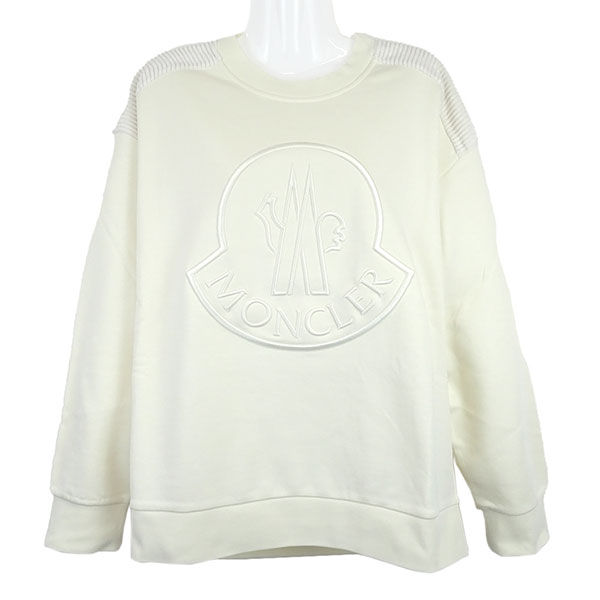 モンクレール トレーナー レディース MONCLER 8G00042 899U5 034 ホワイト サイズM