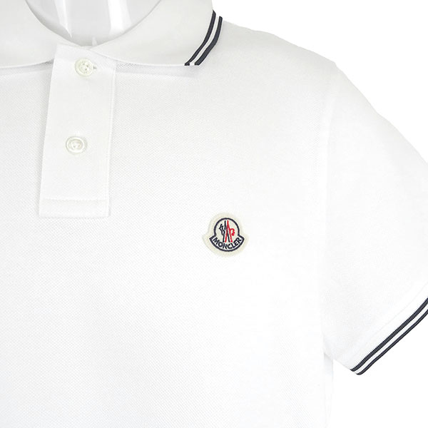 モンクレール ポロシャツ メンズ MONCLER 8A00025 84556 001 ホワイト
