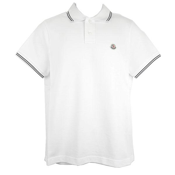 モンクレール ポロシャツ メンズ MONCLER 8A00025 84556 001 ホワイト サイズS