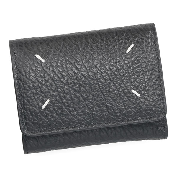 メゾンマルジェラ 財布 Maison Margiela 4ステッチ 三つ折りウォレット SA3UI0010 P4455 T8013 ブラック マルジェラ財布