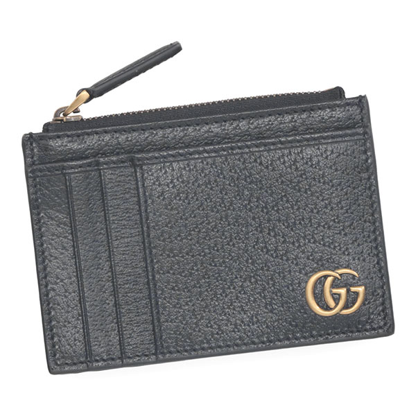 グッチ カード ケース メンズ GUCCI GGマーモント 657589 DJ20T 1000 ブラック