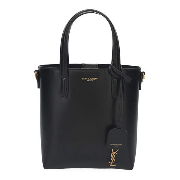サンローラン バッグ レディース SAINT LAURENT ミニ トイ ショッピング ボックスレザー 773995 AADDI 1000 ブラック