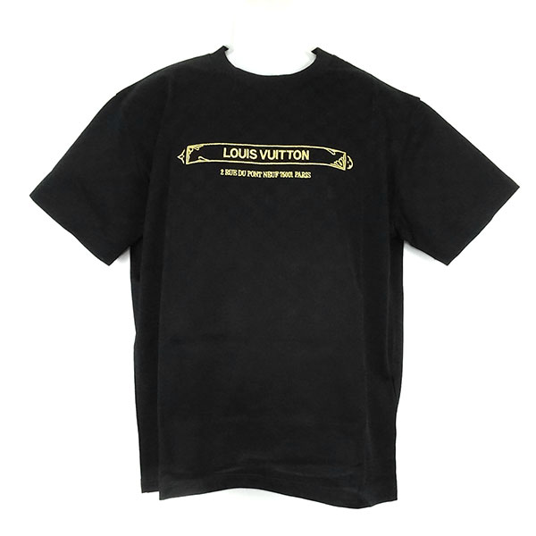 ルイヴィトン Tシャツ メンズ LOUIS VUITTON  エンベリッシュド ダミエ ピケTシャツ サイズM 1AHW20