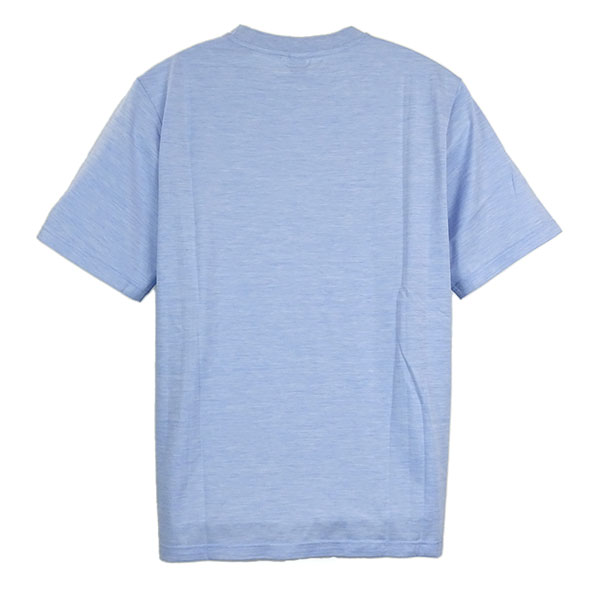 ベルルッティ Tシャツ メンズ BERLUTI レザータブTシャツ スカイブルー 