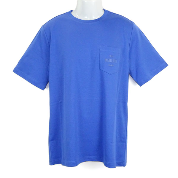 ベルルッティ Tシャツ メンズ BERLUTI ポケットロゴTシャツ ブルーハワイ 294353 サイズL