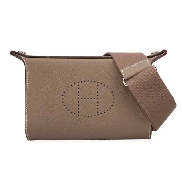 エルメス ヴィドポッシュ HERMES トゴ エトゥープ シルバー金具 084283 K刻印