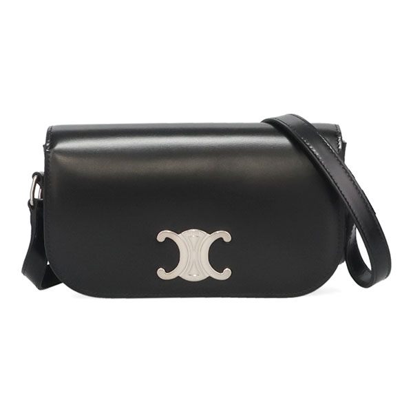 セリーヌ バッグ レディース CELINE スモールクロスボディバッグ トリオンフ 11789 3BF4 38SI ブラック