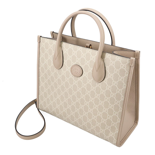 グッチ バッグ レディース GUCCI GGレトロ スモールトートバッグ 659983 UULBT 9683 ベージュ ハンドバッグ_1