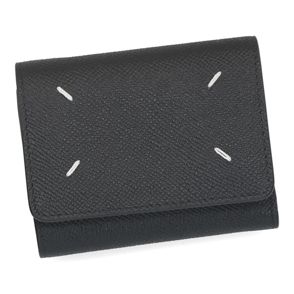 メゾンマルジェラ 財布 Maison Margiela 4ステッチ 三つ折りウォレット SA3UI0017 P4745 T8013 ブラック マルジェラ財布