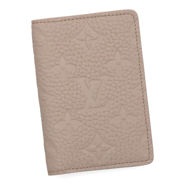 ルイヴィトン カードケース メンズ LOUIS VUITTON トリヨンレザー オーガナイザードゥポッシュ リバーストーンベージュ M13974