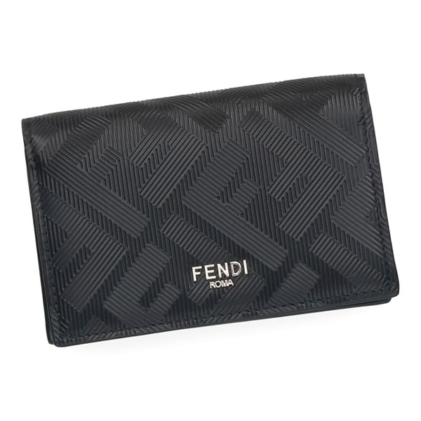 フェンディ 名刺入れ メンズ FENDI シャドー カードケース 7M0222 AJF4 F19KP ブラック