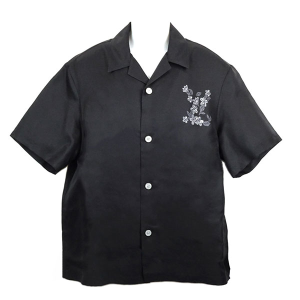 ルイヴィトン シャツ メンズ LOUIS VUITTON プリントシグネチャー シルクシャツ 1AIMHU サイズM