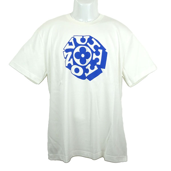 ルイヴィトン Tシャツ メンズ LOUIS VUITTON プリントシグネチャー 1AIMLC サイズL