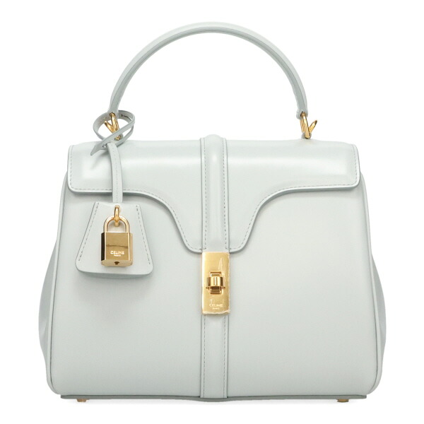 セリーヌ バッグ レディース CELINE スモール16 セーズ サテンドカーフスキン 18800 3BEY 07SZ ソフトブルー