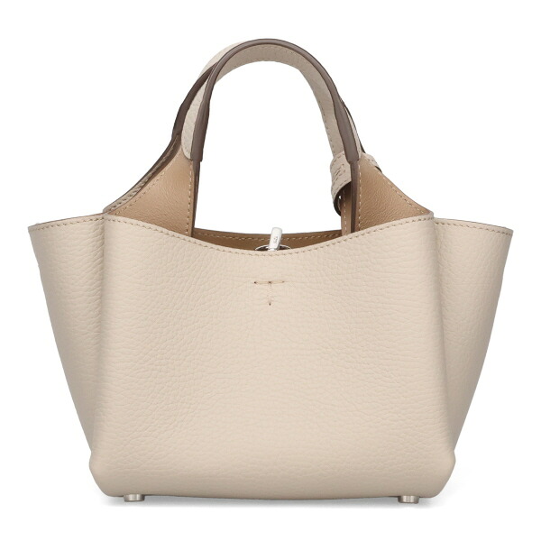 トッズ バッグ レディース TODS レザーバッグ マイクロ XBWAPAFL000 QRI 9O22 オフホワイト ハンドバッグ トートバッグ_2