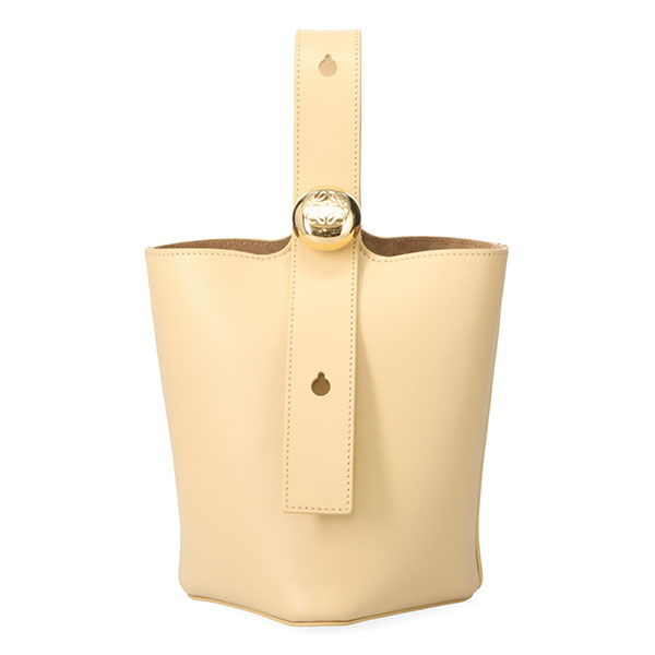 ロエベ バッグ レディース LOEWE ペブル バケットバッグミニ AANBBBMX01 8752 ダークバター