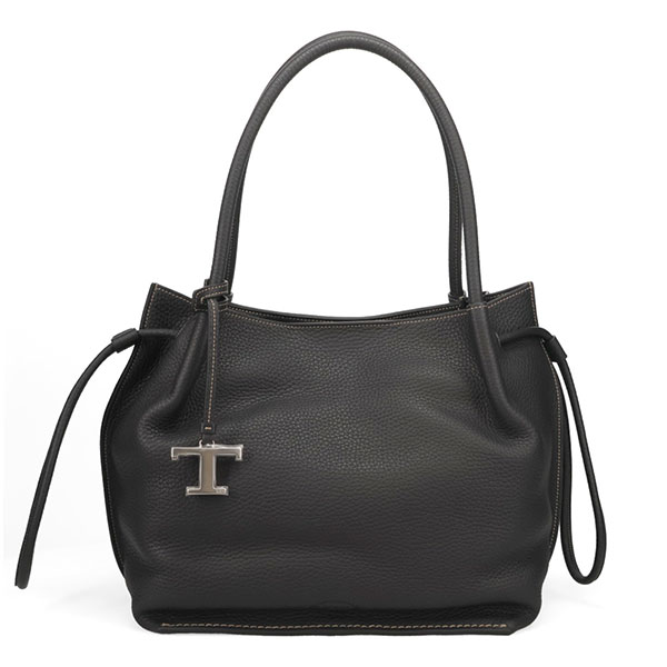 トッズ バッグ レディース TODS レザー バケットバッグ ミディアム XBWBUZS9300 ブラック