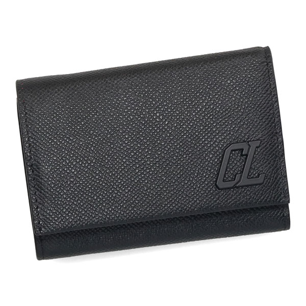 クリスチャンルブタン 財布 メンズ Christian Louboutin グルーヴィー トリーフォールドウォレット 3245110 CM53 ブラック