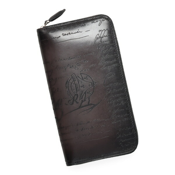 ベルルッティ 財布 BERLUTI イタウバ スクリットレザー ロングジップウォレット ブラック 307759