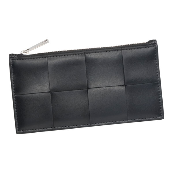 ボッテガヴェネタ 財布 メンズ BOTTEGA VENETA スリムロングウォレット 749460 VBWD3 8803 ブラック