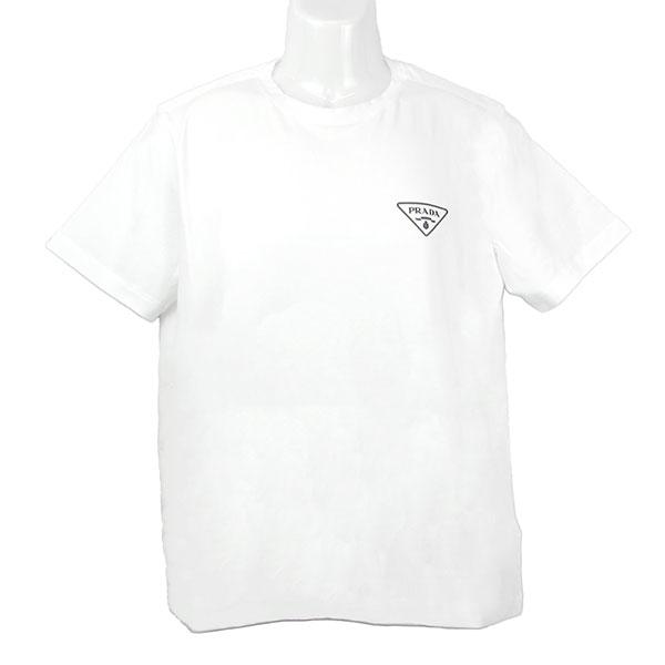 プラダ Tシャツ メンズ PRADA UJN880 RWM0 1U1R BIANCO ホワイト サイズXL