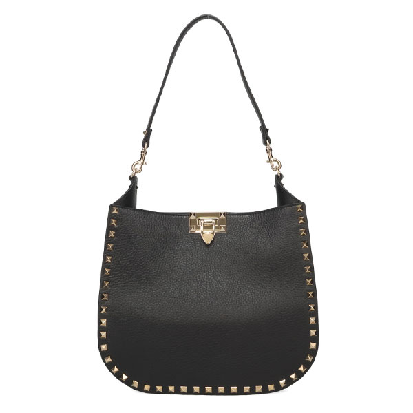 ヴァレンティノ バッグ レディース VALENTINO ロックスタッズ ホーボーバッグ W2B0N04 TIH 0NO ブラック