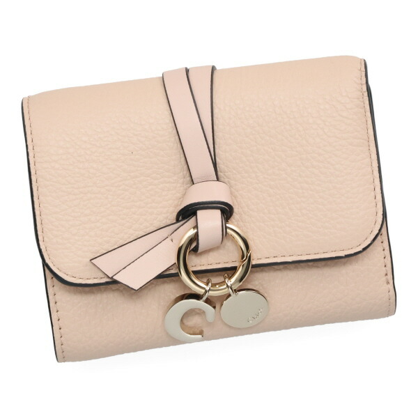 クロエ 財布 レディース CHLOE アルファベット スモールトリフォールドウォレット CHC21WP945 F57 6J5 セメントピンク