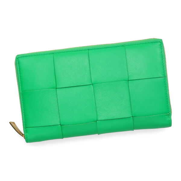 ボッテガヴェネタ 財布 BOTTEGA VENETA カセット ジップアラウンドウォレット 651368 VCQC1 3722 パラキート
